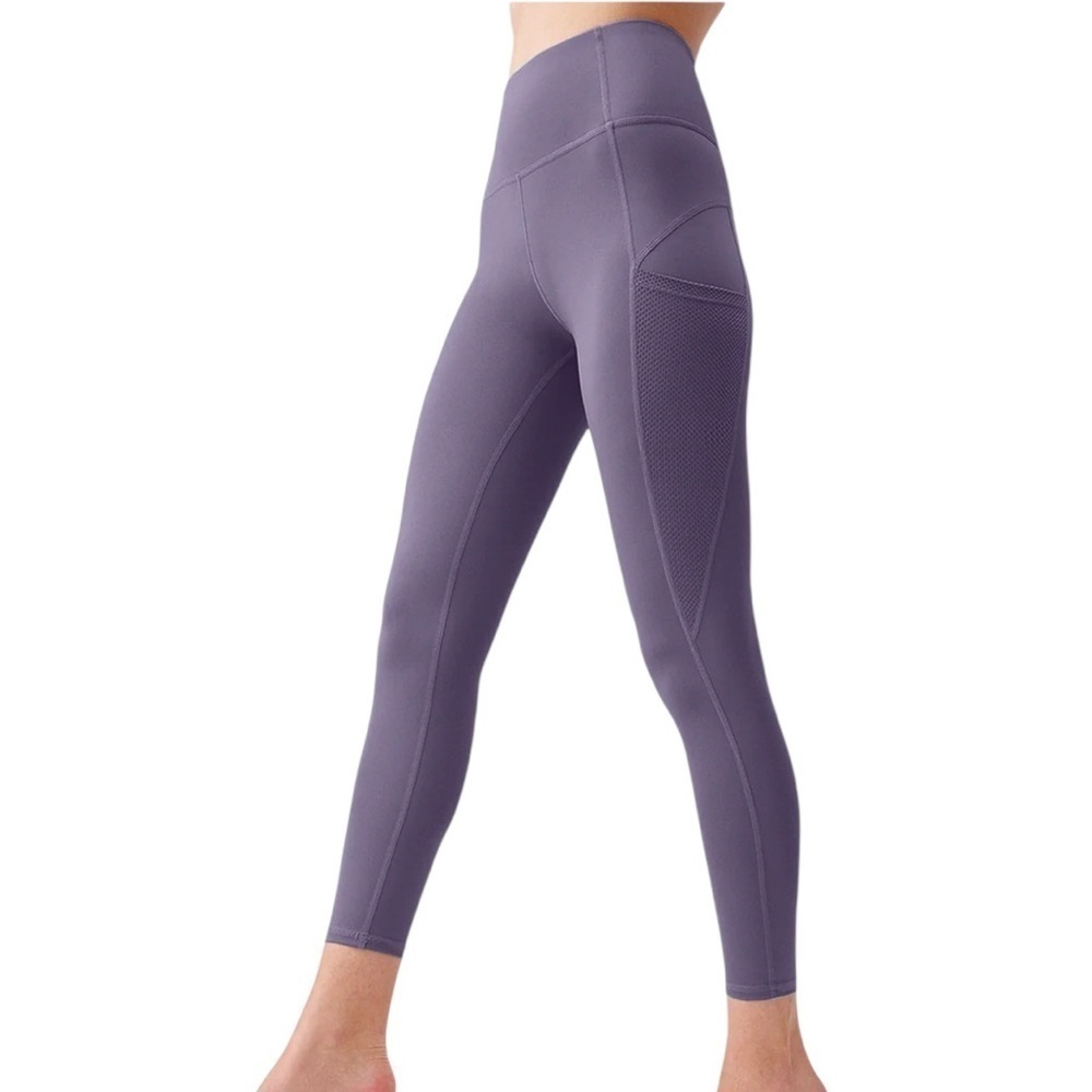 Lilac Highrise Leggings Size M